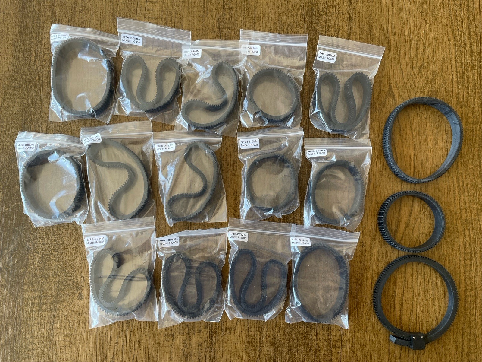 SmallRig-Neewer Adjustable Lens Gear Ring Set PG008 for Movie Camera Lenses