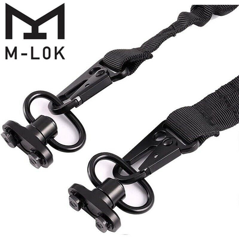 Tactical 2 Point Sling QD Swivel Rifle Gun Sling Strap / M-LOK MLOK Swivel Mount