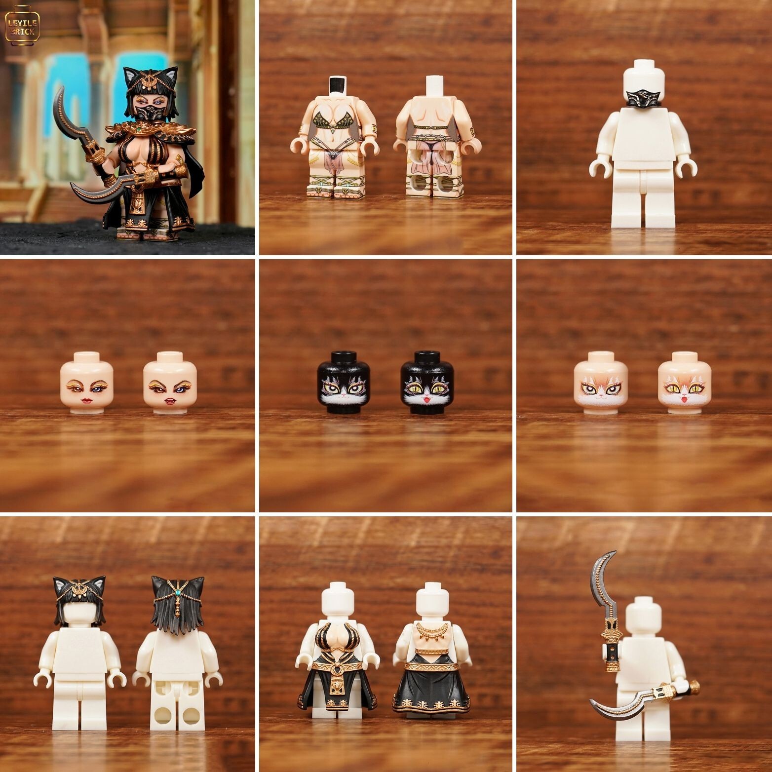 Leyile Bastet Figure or Accessories for Minifigures  -Pick Style!