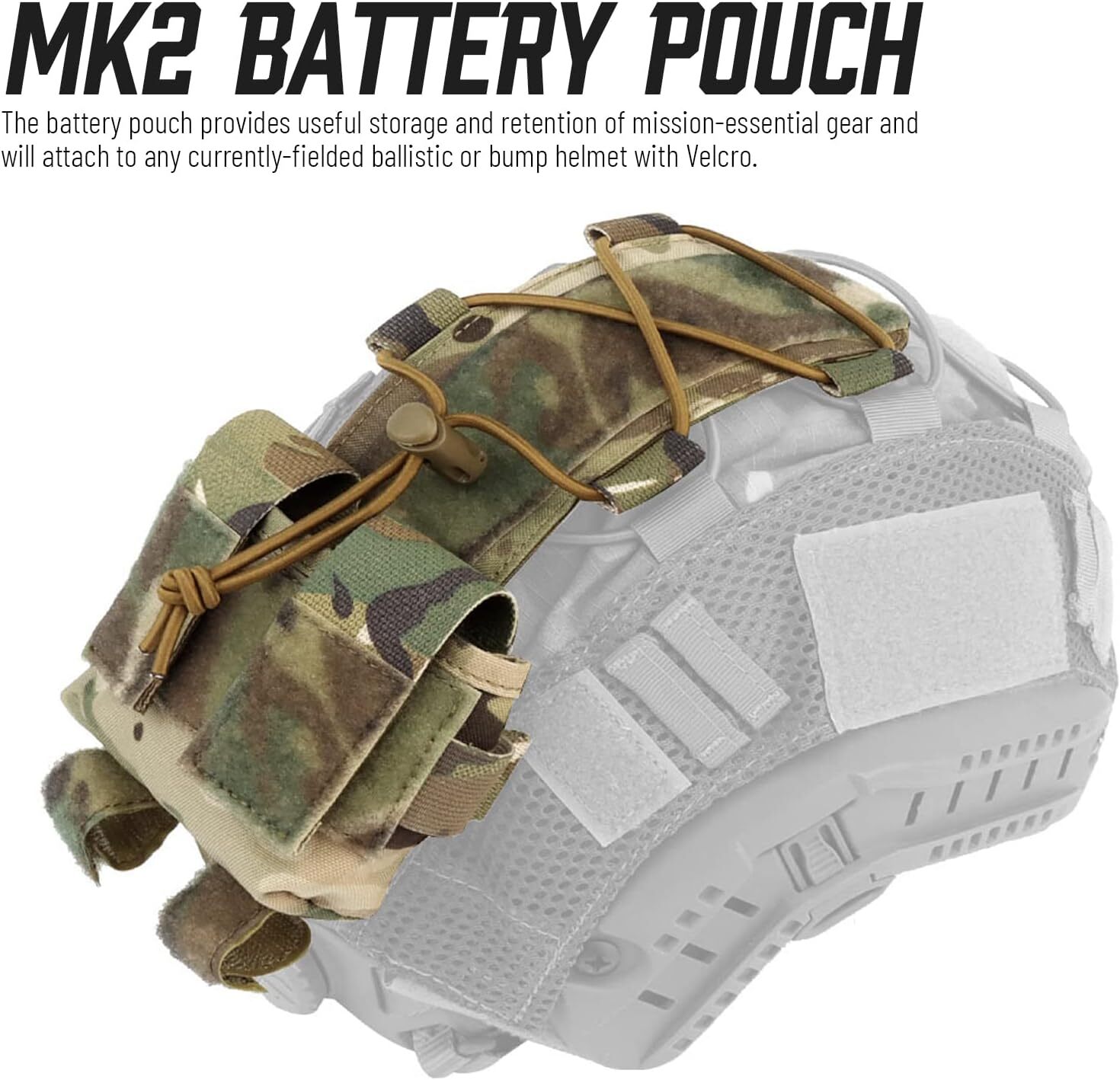 Tactical Helmet Battery Counterweight Pouch MK1 Helmet Battery Pack Balance Bag