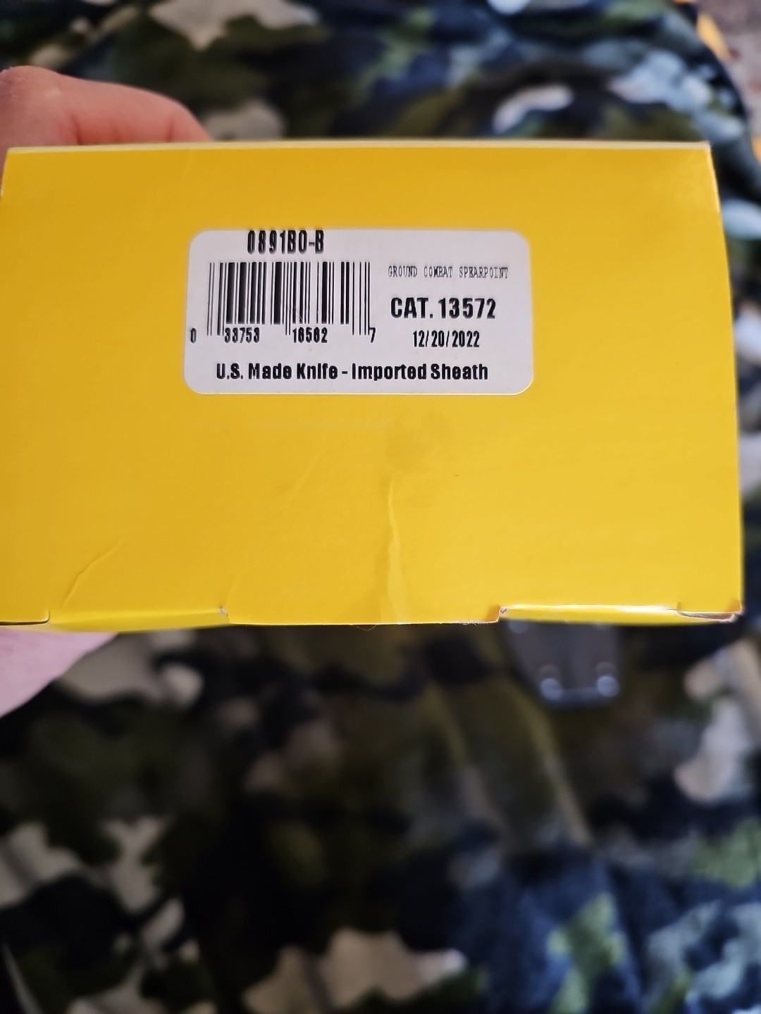 Buck GCK 891 Spearpoint Knife Buck Knives