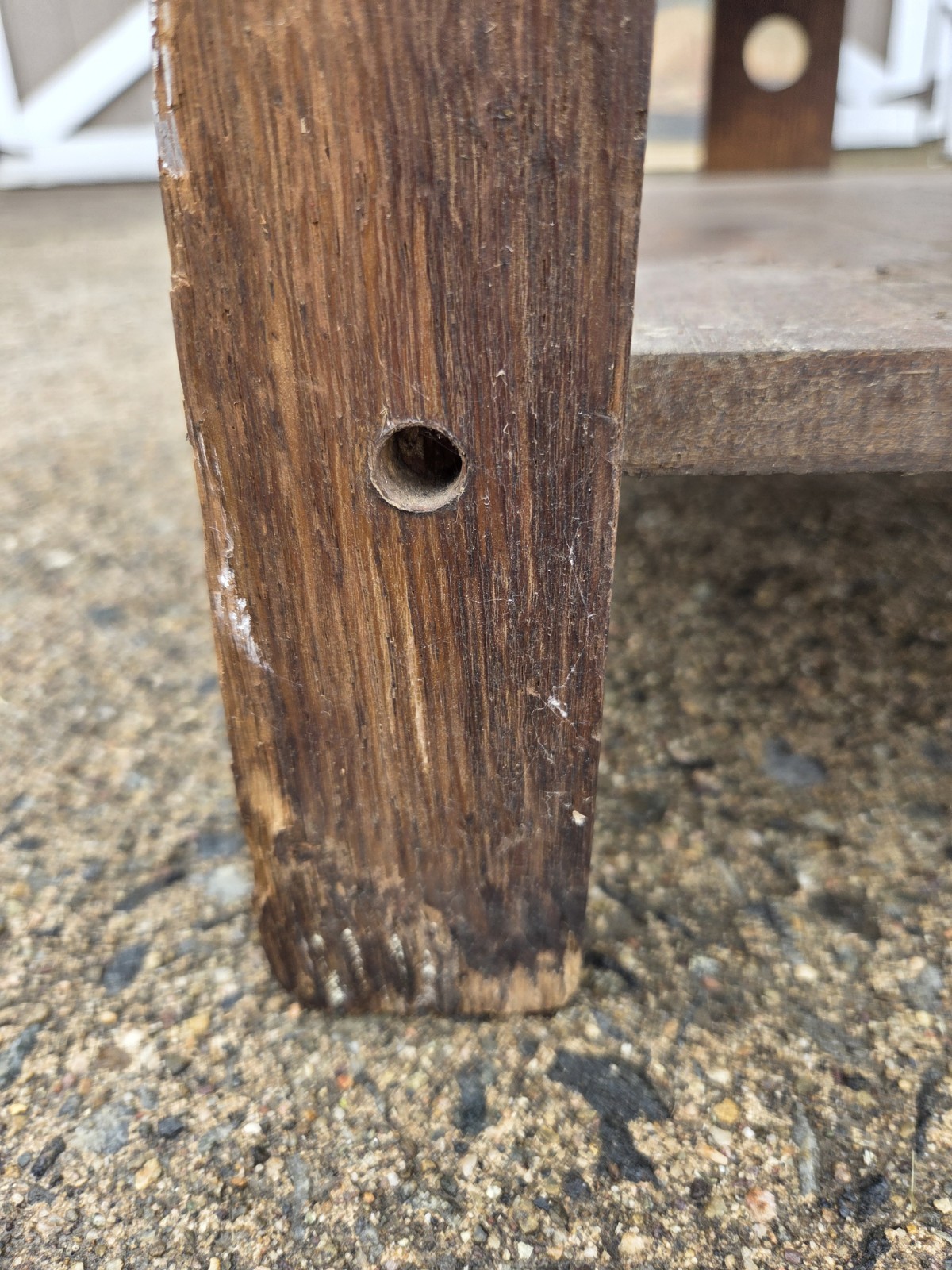 Lakeside Craft Shop Mission Style Magazine Stand Bookcase Trough Top C1910