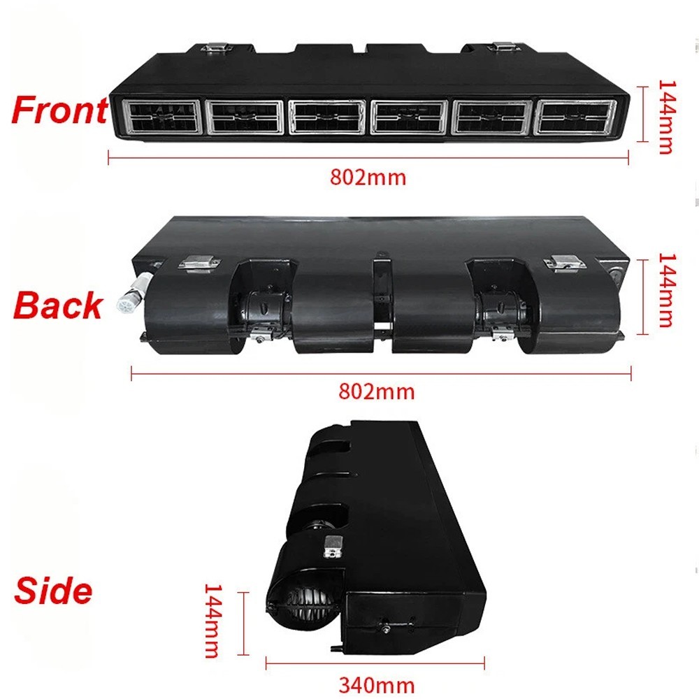 12V Universal Electric Underdash Air Conditioning 11000BTU Cool A/C Kit Auto Car