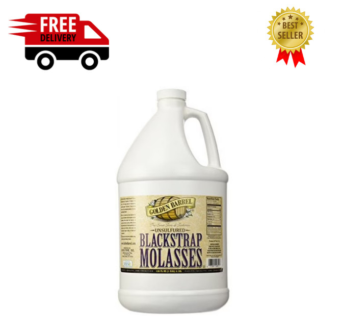 Golden Barrel Bulk Unsulfured Blackstrap Molasses Jug (128 Fl Oz)