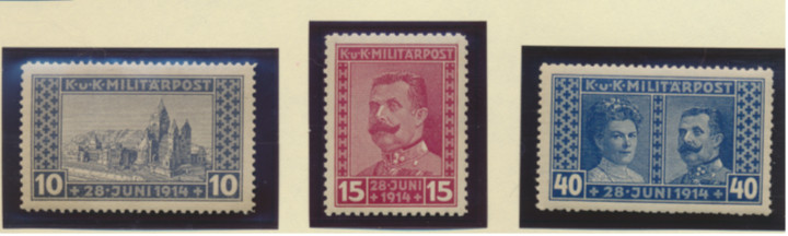 Bosnia and Herzegovina Stamps Scott #B13 To B15, Mint Never Hinged