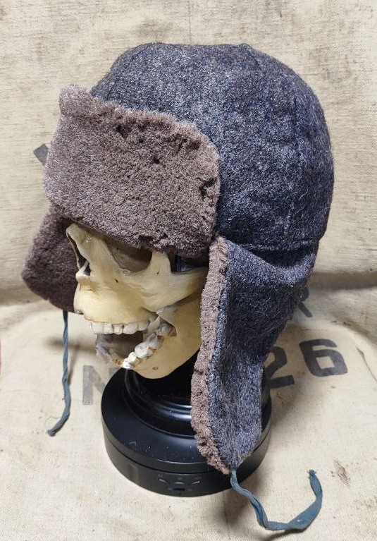 ORIGINAL WW2 RKKA RED ARMY SOLDIER OFFICER WINTER CAP USHANKA RARE 1940s