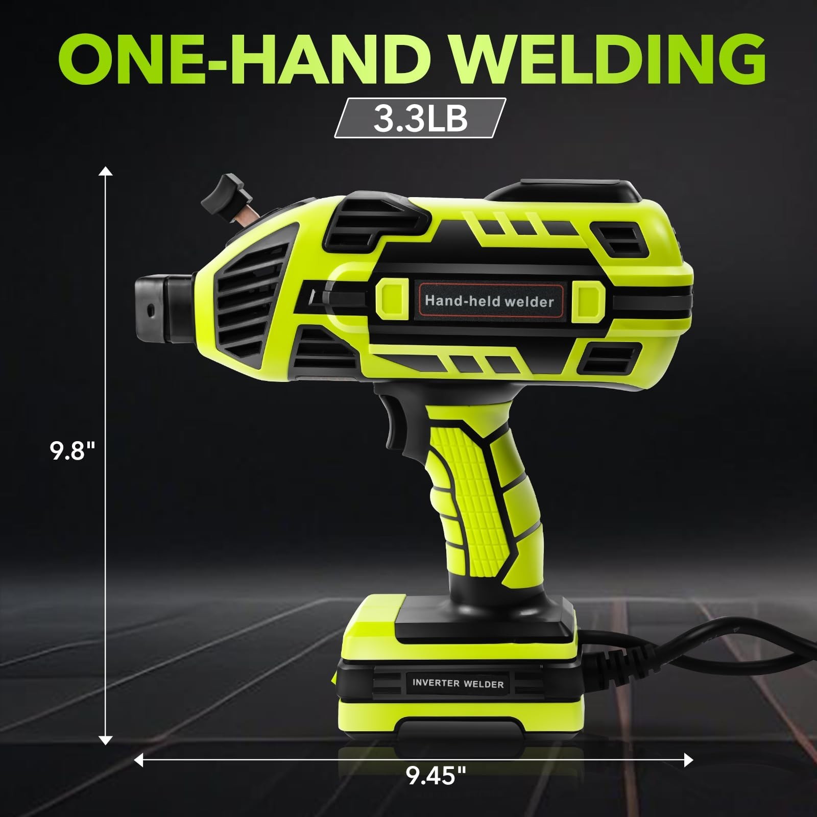 YesRight Electric ARC Welder Gun 110V, Stick Welding Kit with 30 Rods & Goggle