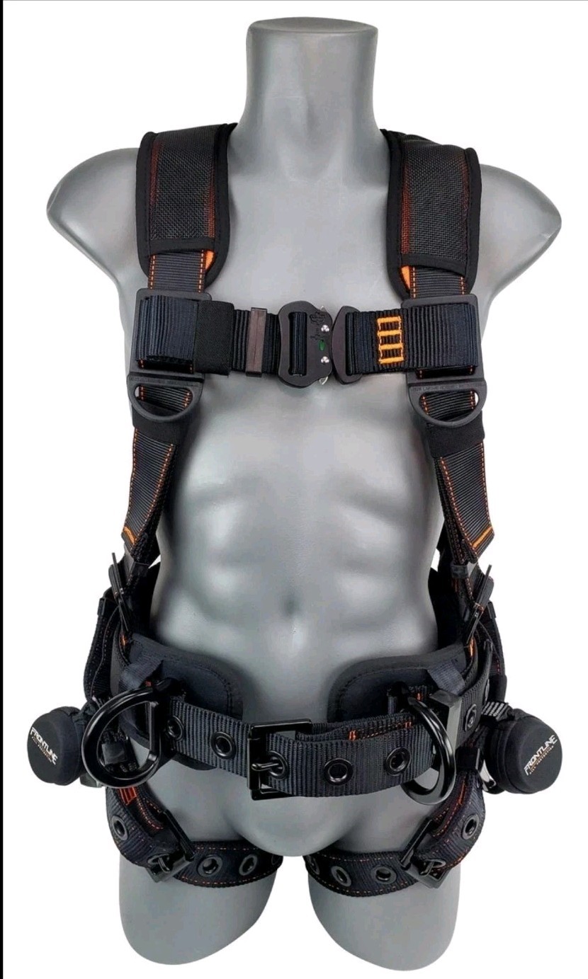Frontline 110CTB Size M/L Combat Lite Full Body Harness all Aluminum Hardware