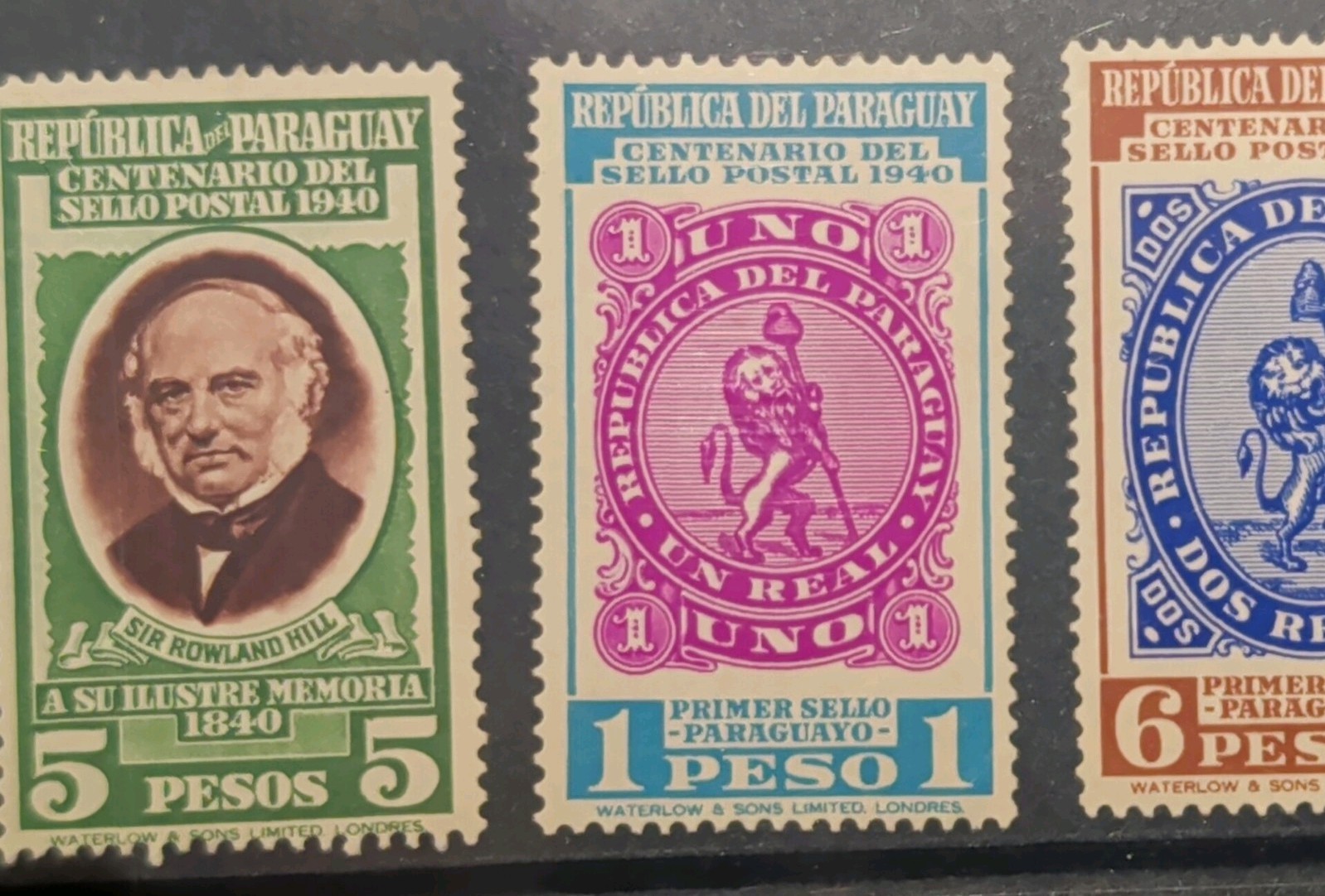 Paraguay 378-81 stamps on stamps 1940 set of four "Stamp Centenary"