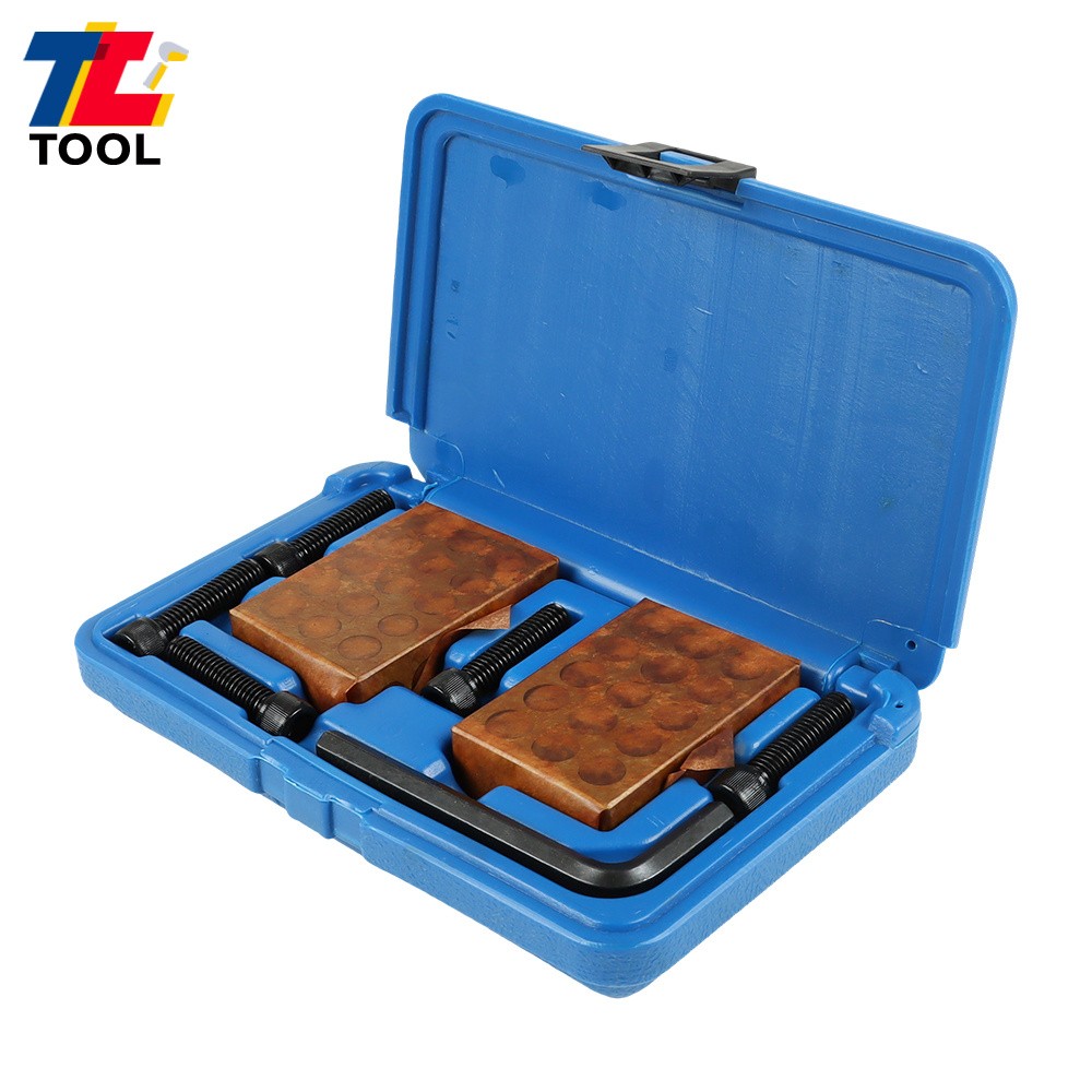 MATCHED PAIRS .0001" PRECISION 1-2-3 123 BLOCK SET With Screws HEX KEY 23 HOLES