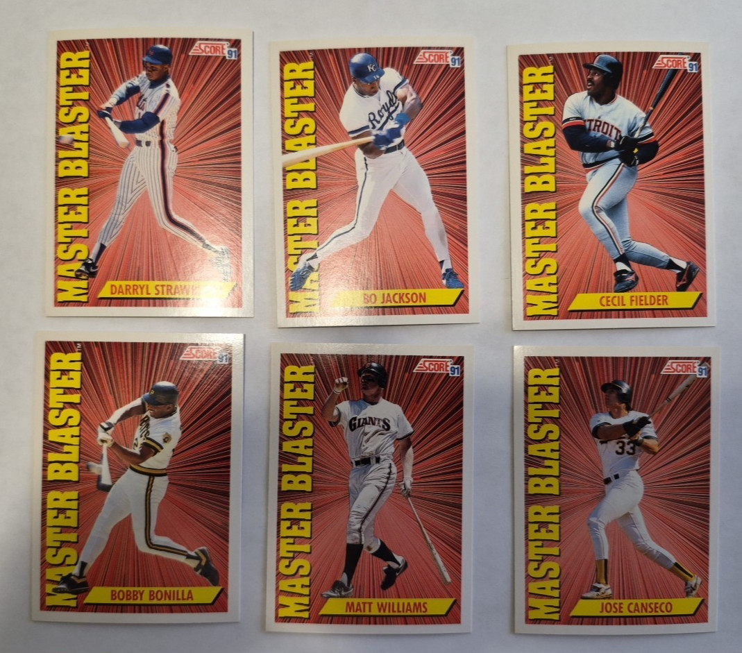 1991 Score Baseball K-Man & Master Blaster & Rifleman 30 Card Series Sub Set Lot