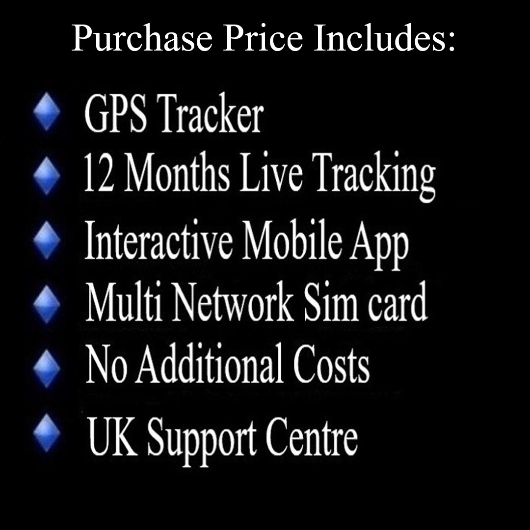 4G GPS Car Tracker - Car, Van, Motorbike & Caravan GPS Tracking Device!
