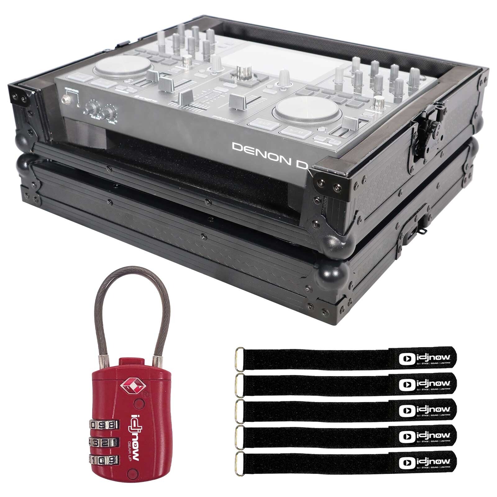 ProX X-PRIME GO Hard Flight Case for Denon Prime Go Controller in Black & Loc...