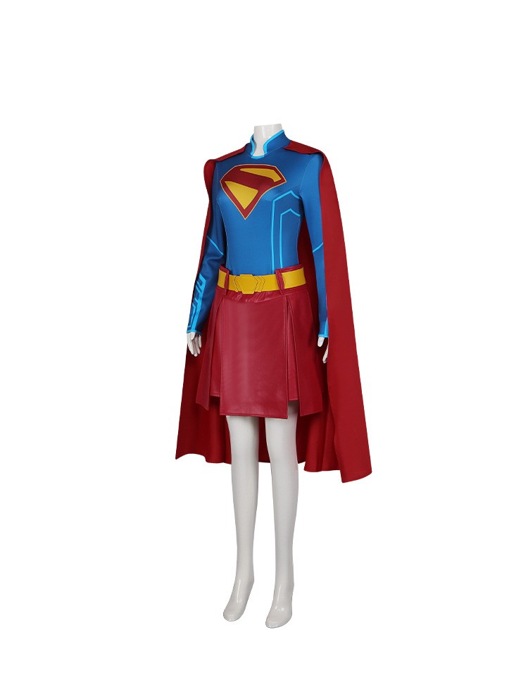 Cosplay Supergirl Woman of Tomorrow Costumes Cloak Superhero Halloween Suits