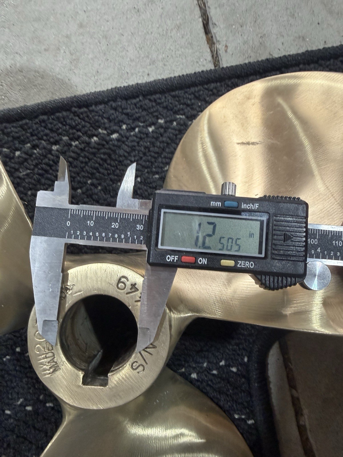 Two matched Inboard Props - 3 Blade