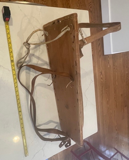 native american indian cradle board, late 19th early 20th c. Chippewa , Ottawa