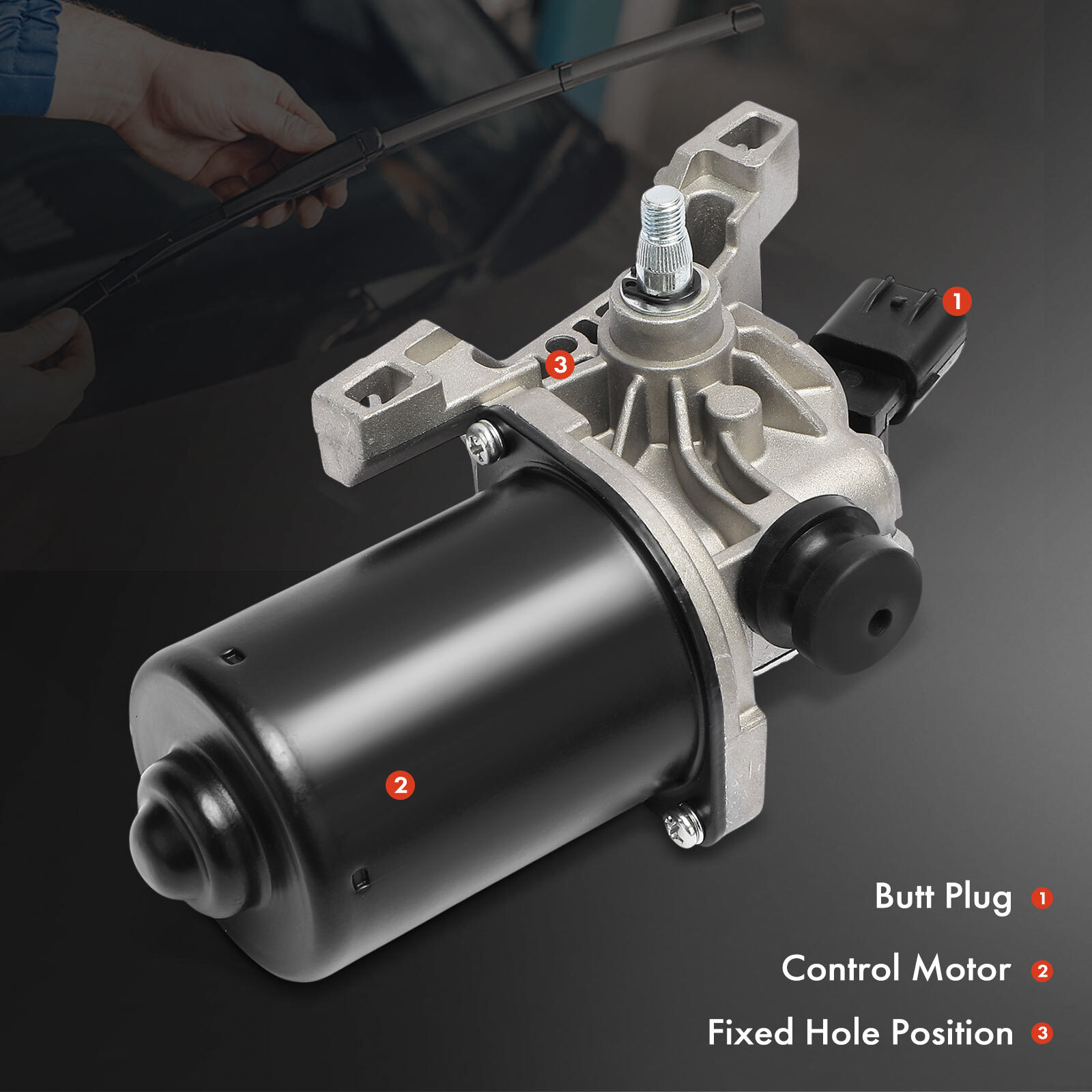 New Front Windshield Wiper Motor for Toyota Highlander 2014 2015 2016-2019 SUV