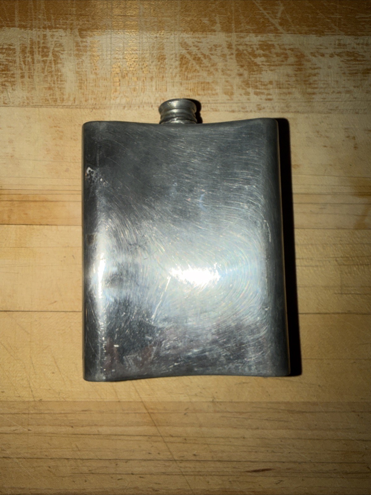 Vintage Brooks Brothers Silver plate 8 Oz Hip Flask, Made In England