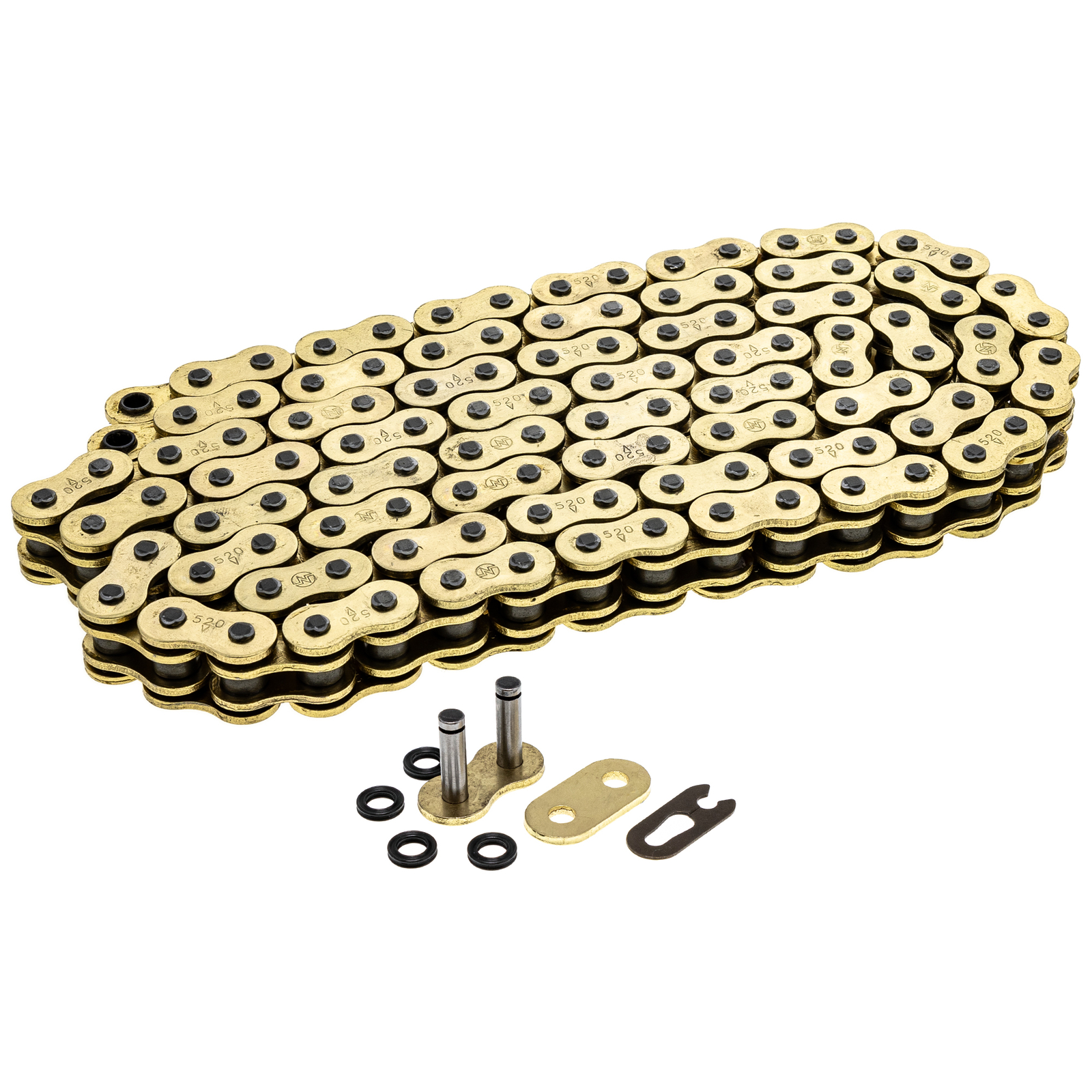 NICHE Gold 520 X-Ring Chain 116 Links With Connecting Master Link Motorcycle