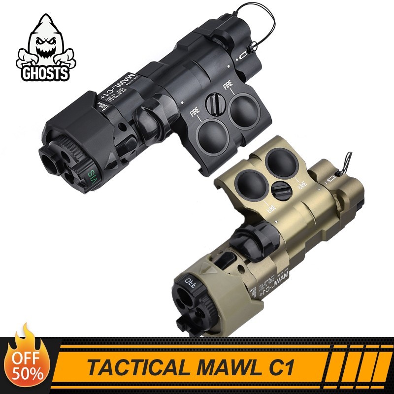 2024 New WADSN MAWL C1+Red Green Blue IR Laser Sight White LED Strobe Flashlight