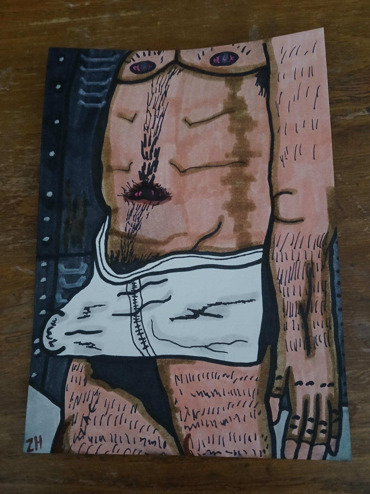 Drawings Reserved For Kevin Just Before Dawn Horror