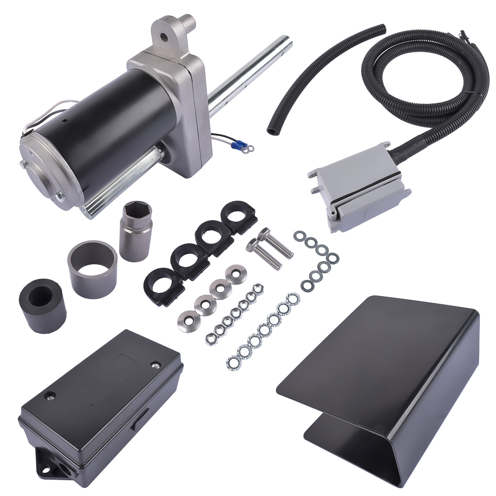 12,000 lbs Electric Powered-Drive Trailer Jack Kit Fits for Single Speed Jacks