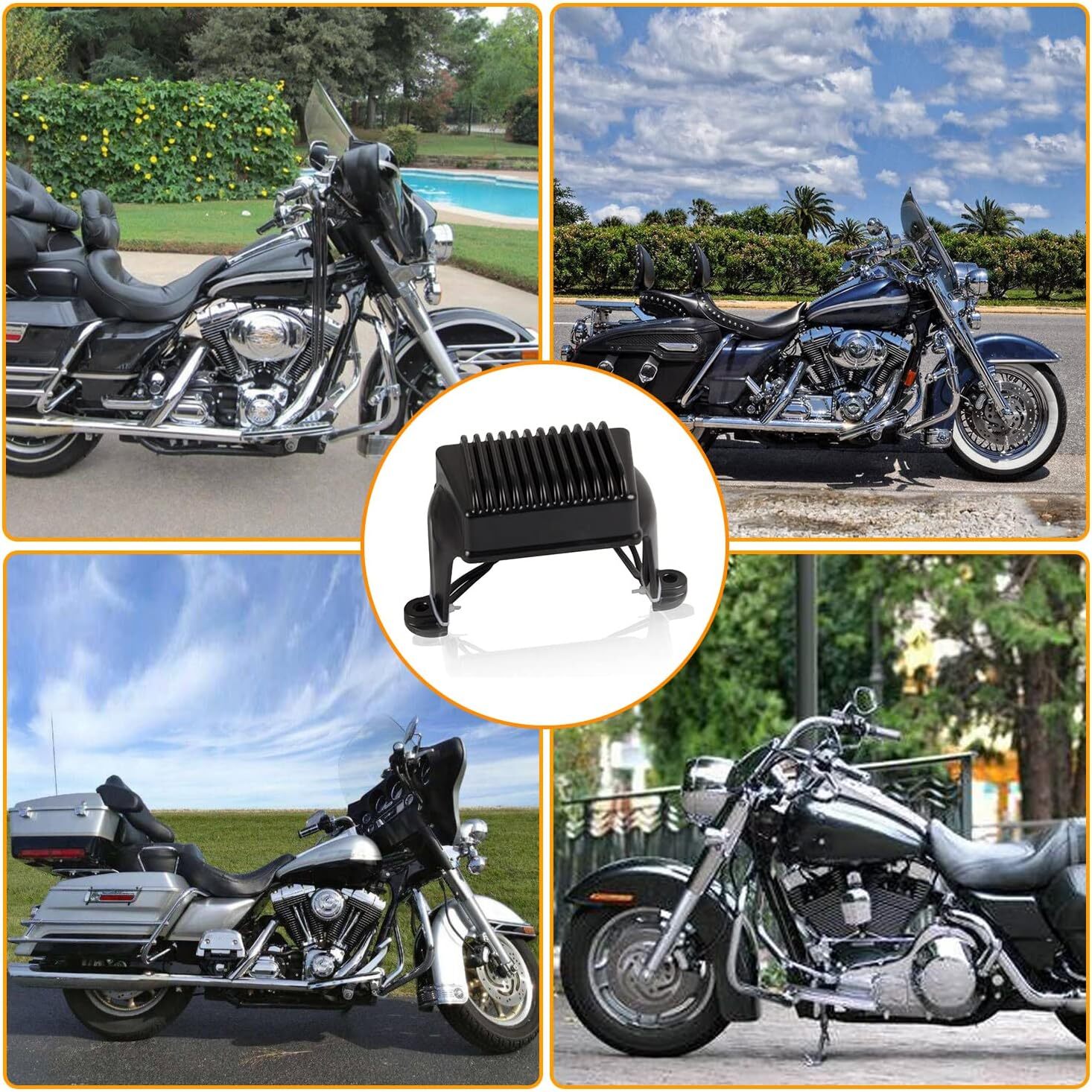 Voltage Regulator Rectifier For Harley Davidson 74505-02 2002-03 FLT FLH MODELS