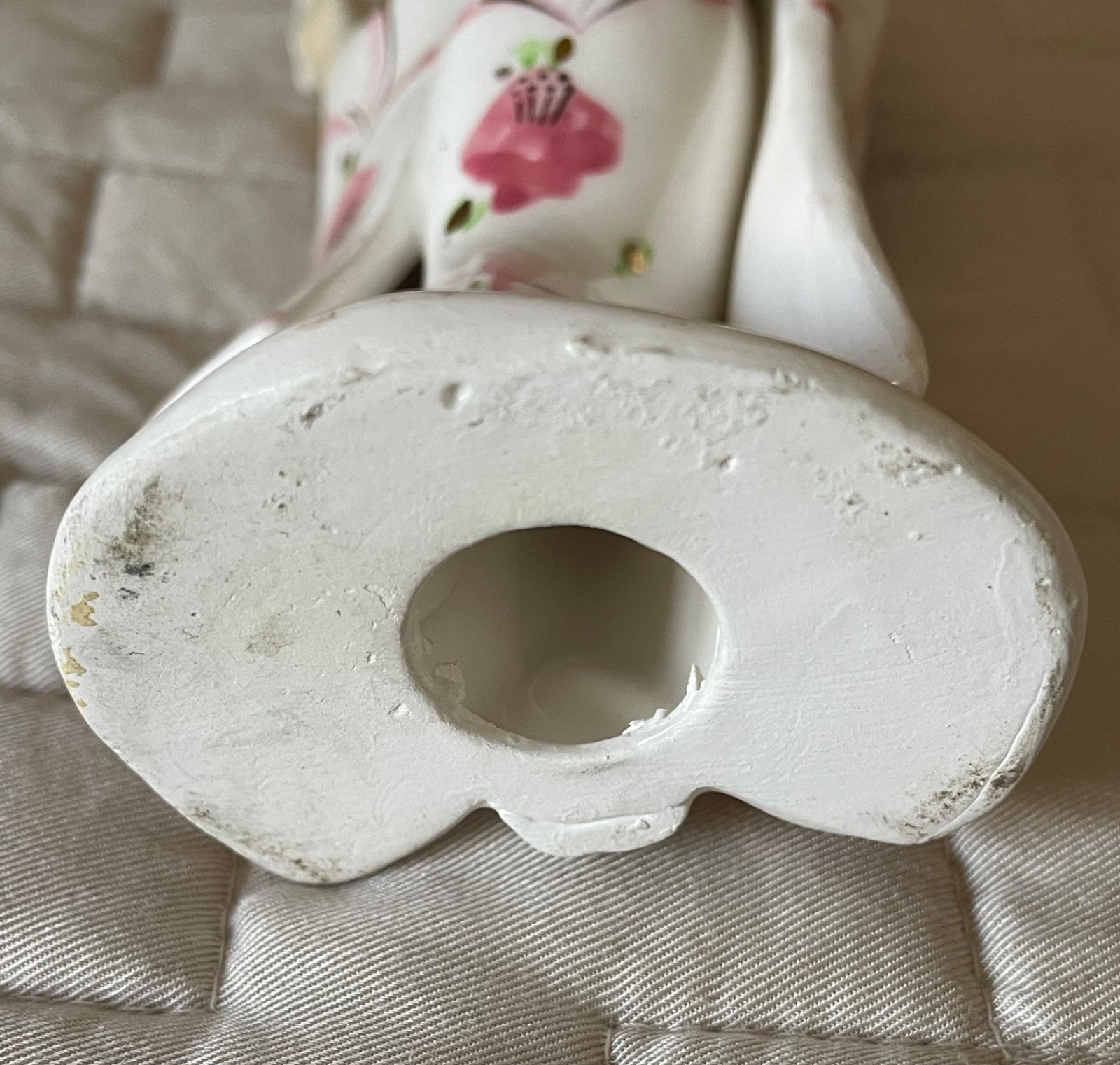 Bradley Exclusives Japan Geisha Girl VTG Porcelain Figurine W Fan Hand Painted