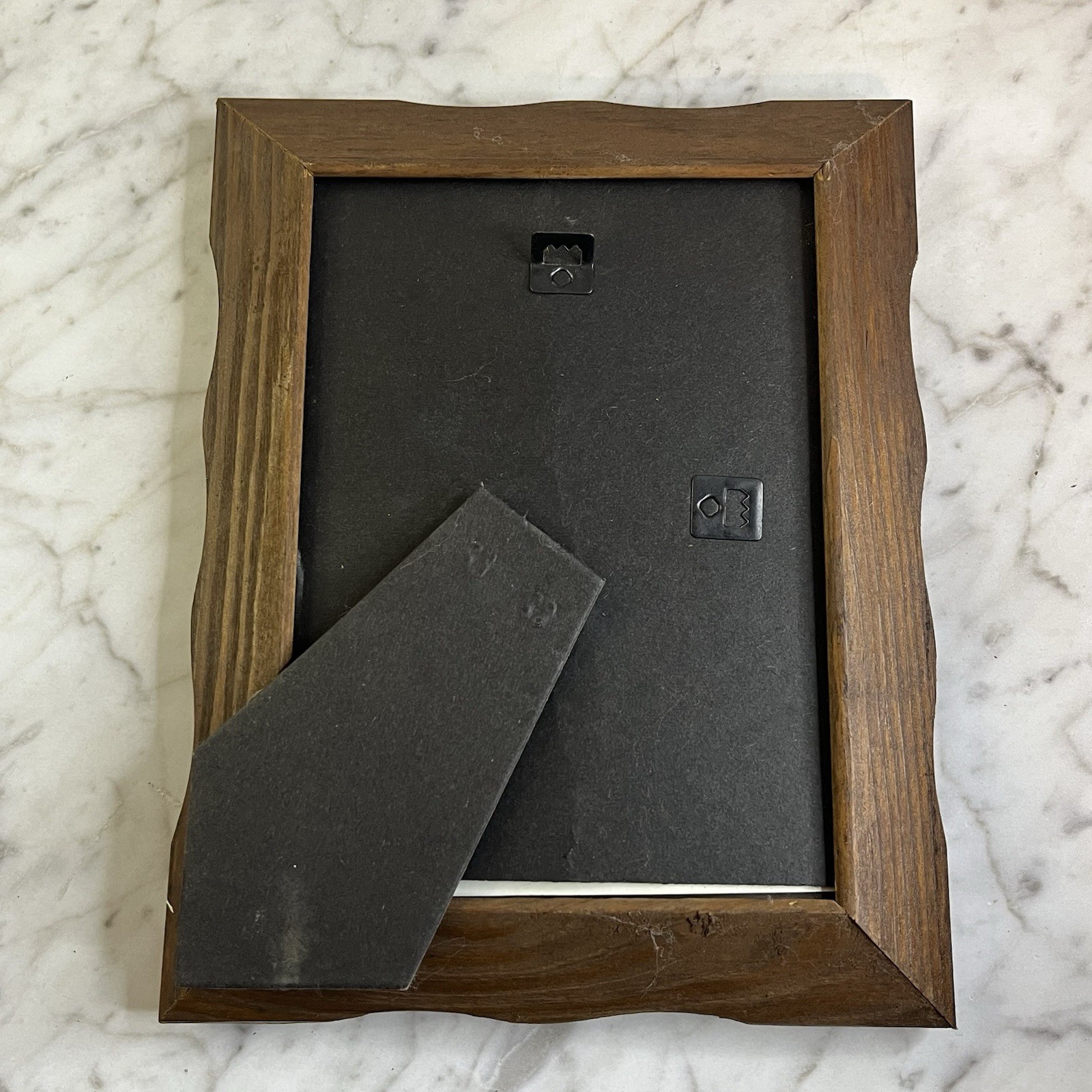 Woodlore Solid Wood Picture Frame Brown 5x7 Acme Frame Products Vintage MCM