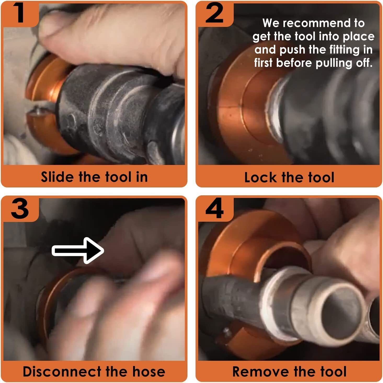 39190 Metal Heater Hose Disconnect Tool 3/4'' for GM Tahoe Silverado Chevy