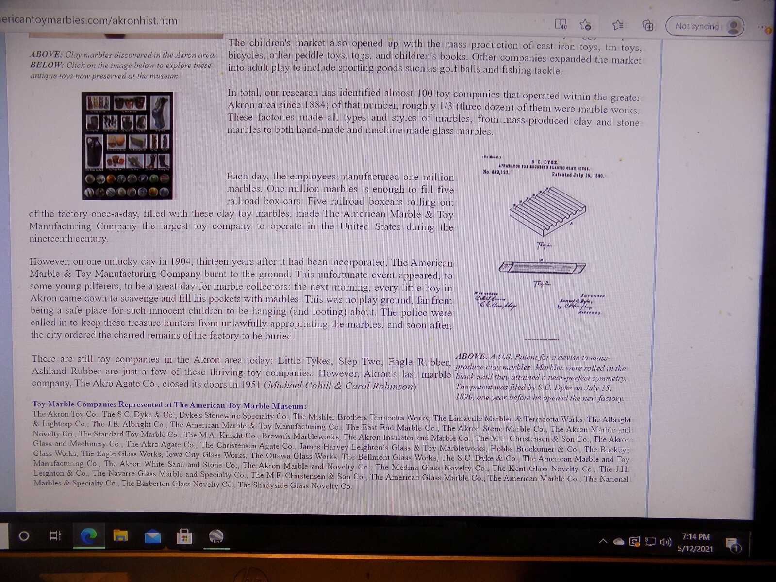 1800s Civil War era Colored Dye's Clay Marbles Lot of 24 Size .500" = 1/2" + or-