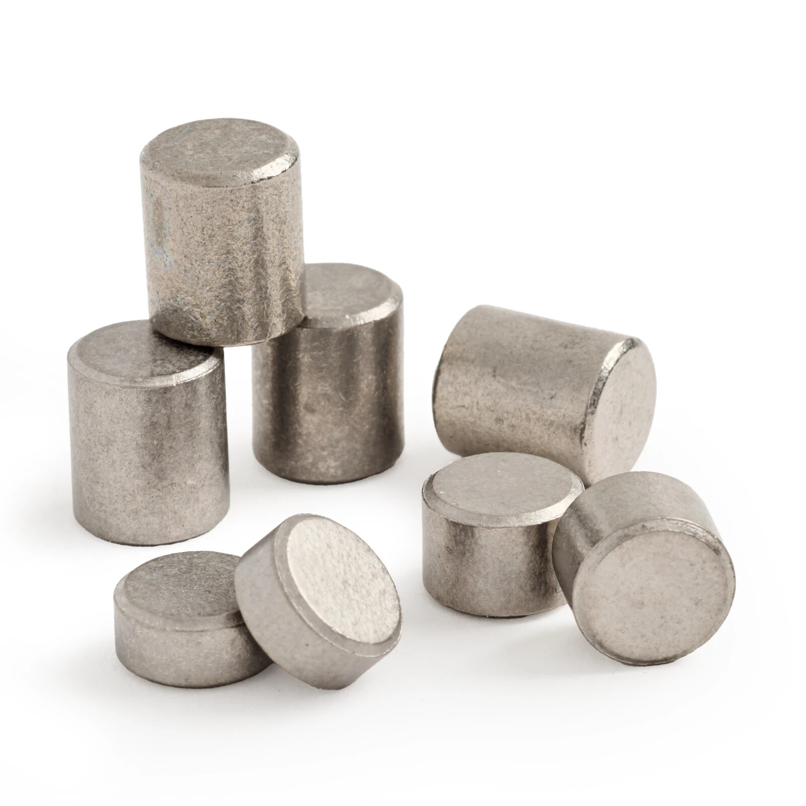 Tungsten Cylinders in 3 sizes - Total weight 3oz for pinewood derby cars