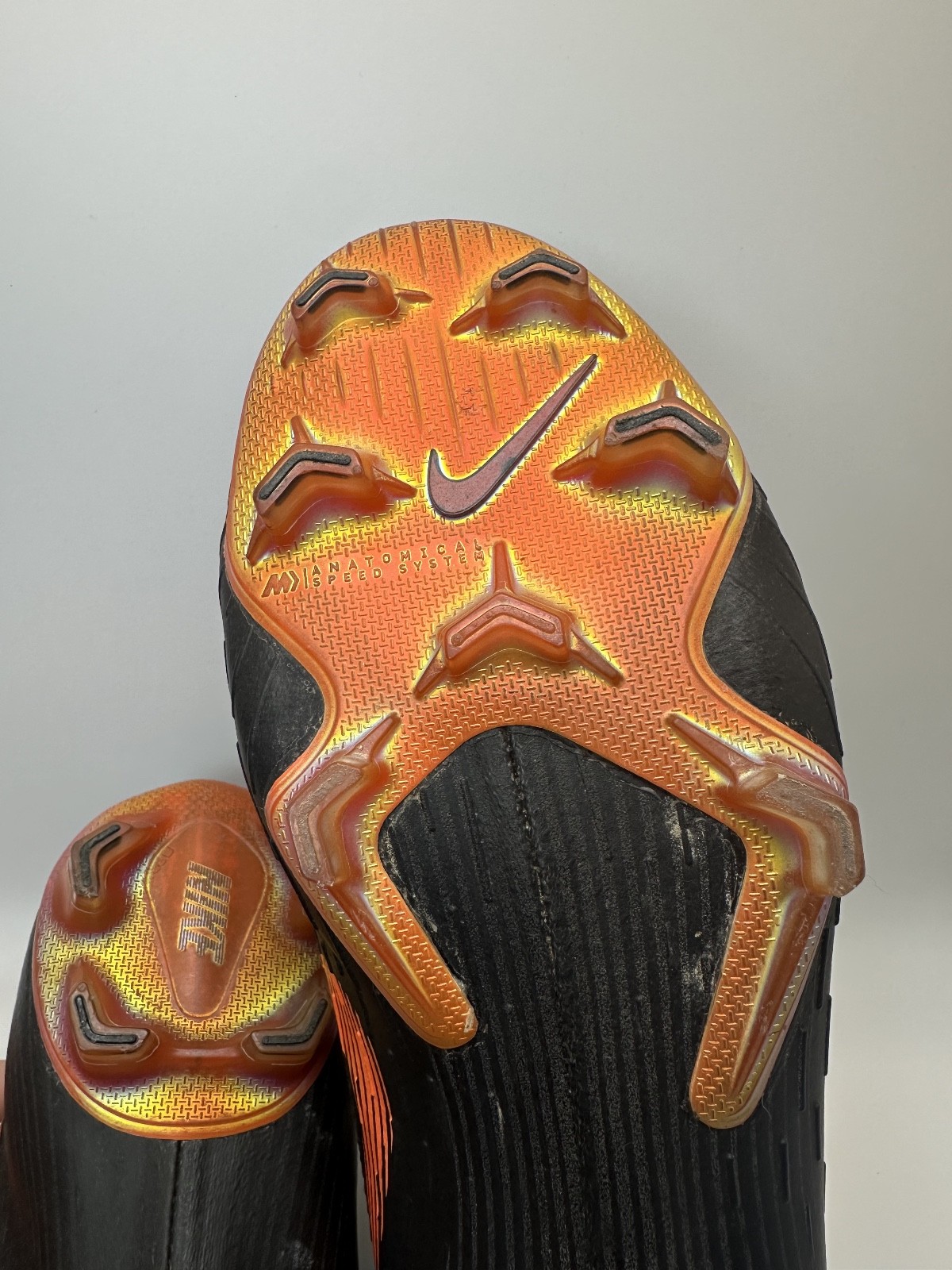 Nike Mercurial Superfly 360 VI FG ACC US 7.5 Black Orange Soccer Cleats Premium