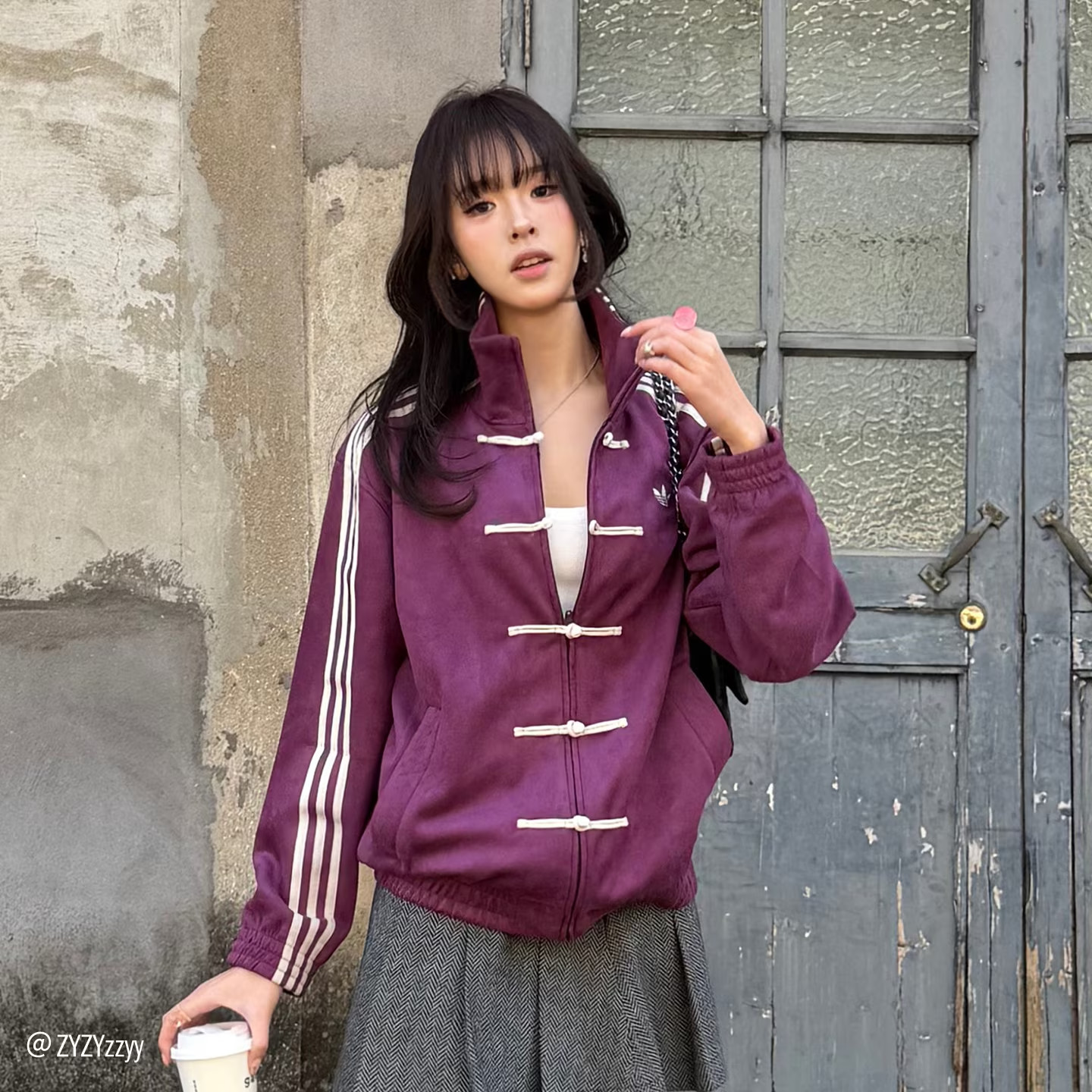 Adidas ORIGINALS CTT Chinese Jacket Purple Unisex NEW RARE LIMITED EDITION SizeM