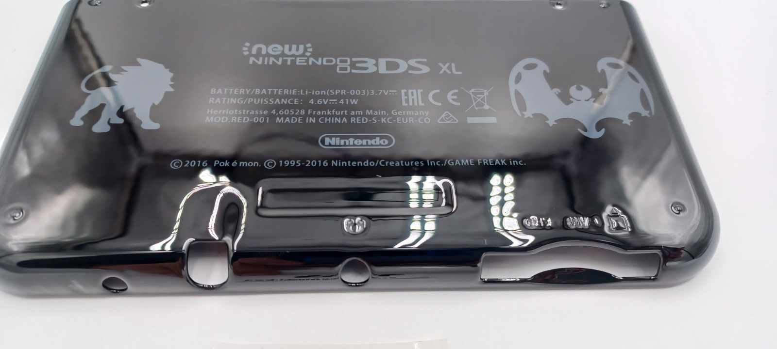 New Nintendo 3ds Xl LL Pokemon Replacement Shells Front+Rear+Rubber+Label UPC