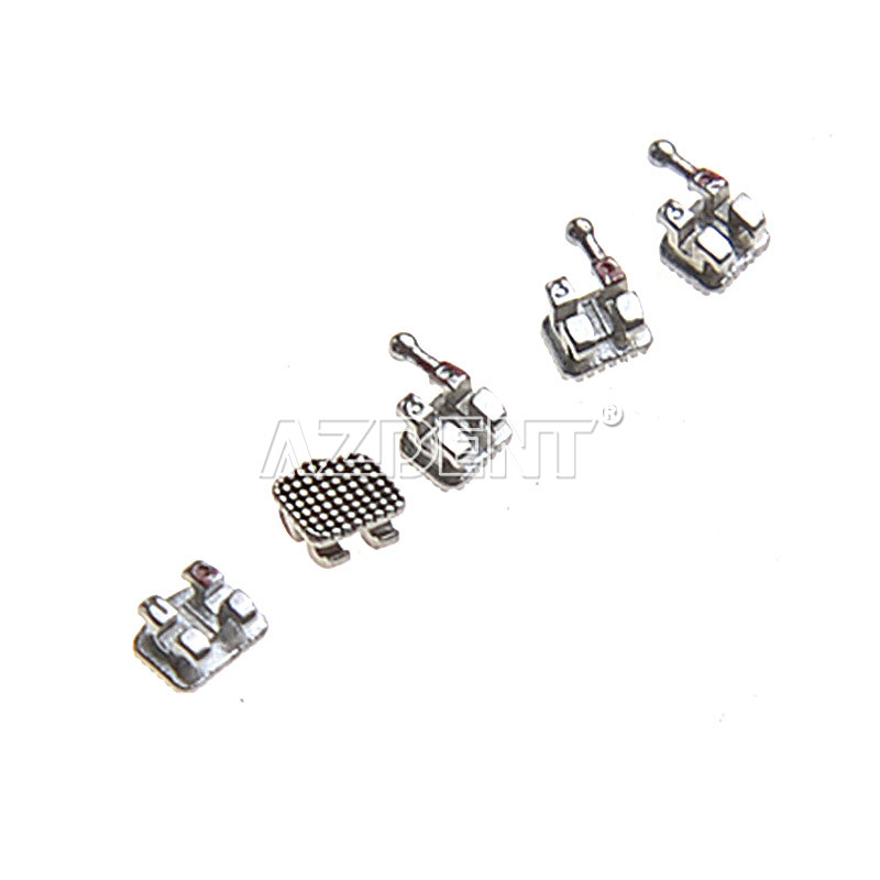 50Sets Dental Ortho Bracket Monoblock Mini 3 4 5 Hook MBT 022 Metal Braces