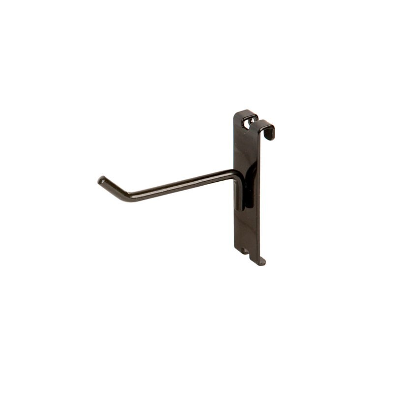 Gridwall Hooks: 1", 2", 4", 6", 8", 10", 12" - Black, White, Chrome - FREE SHIP!