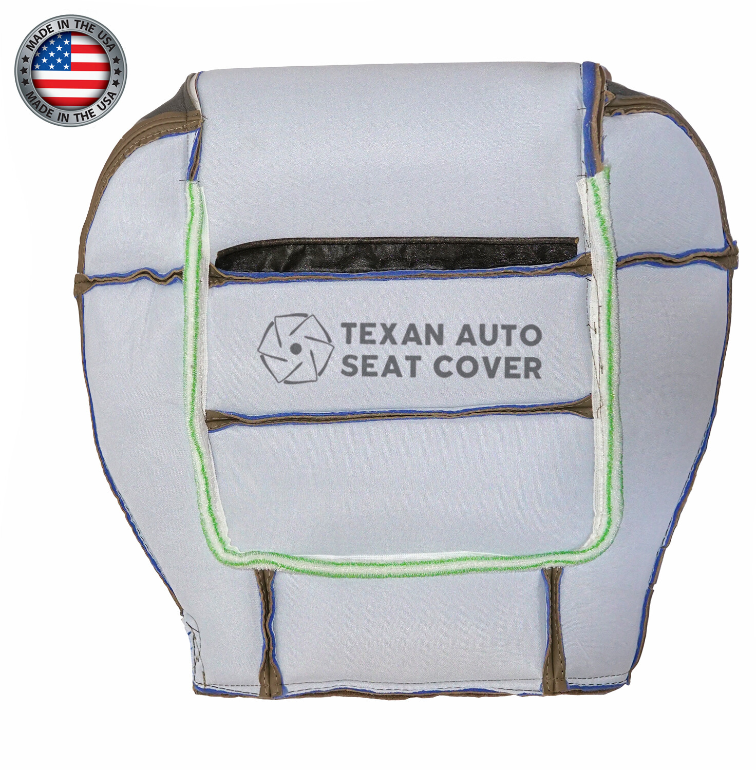 2001, 2002 Ford F-150 Lariat Crew Cab Leather Replacement Seat Cover Tan