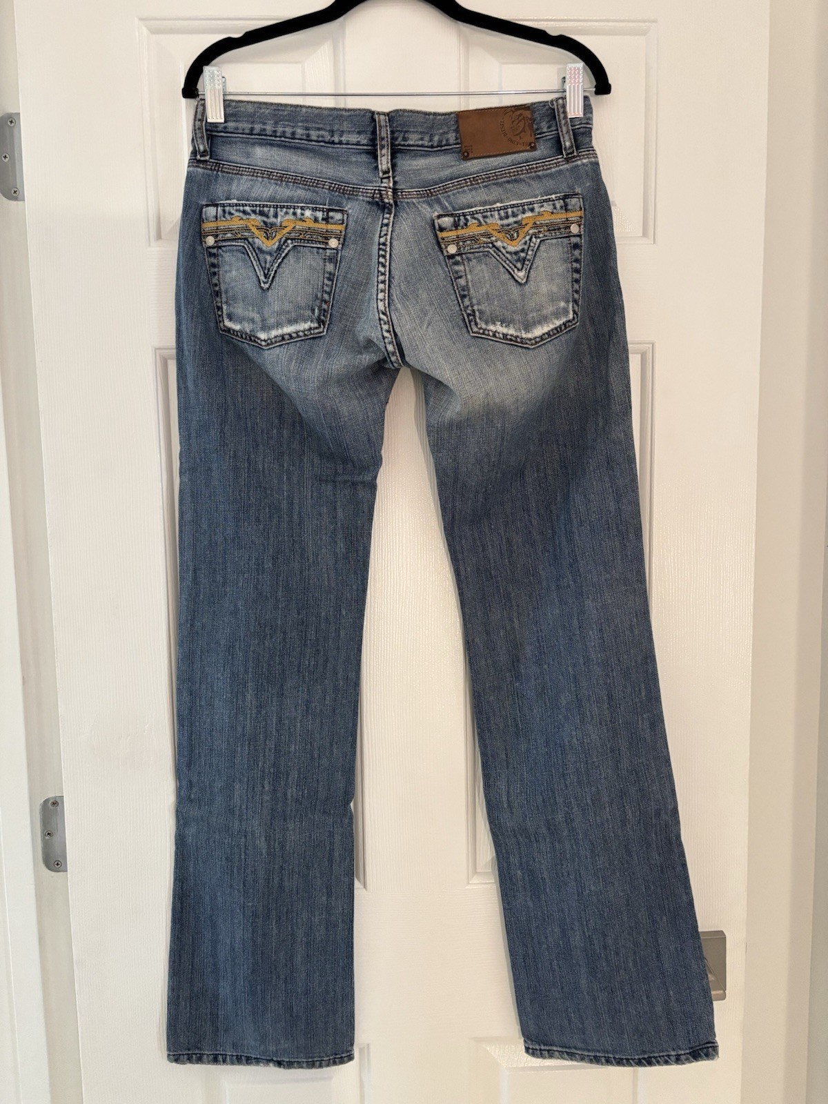 Vintage 90’s/Y2K Diesel Embroidered Dragon Low Rise Button-Fly Jeans - Rare!