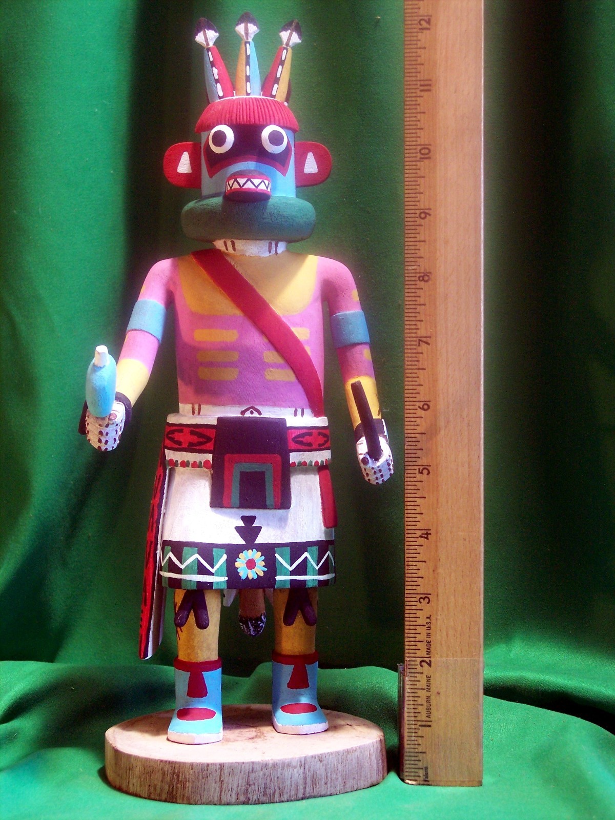 Hopi Kachina Doll - The 3-Horned Kachina by Conrad Torivio - Beautiful!