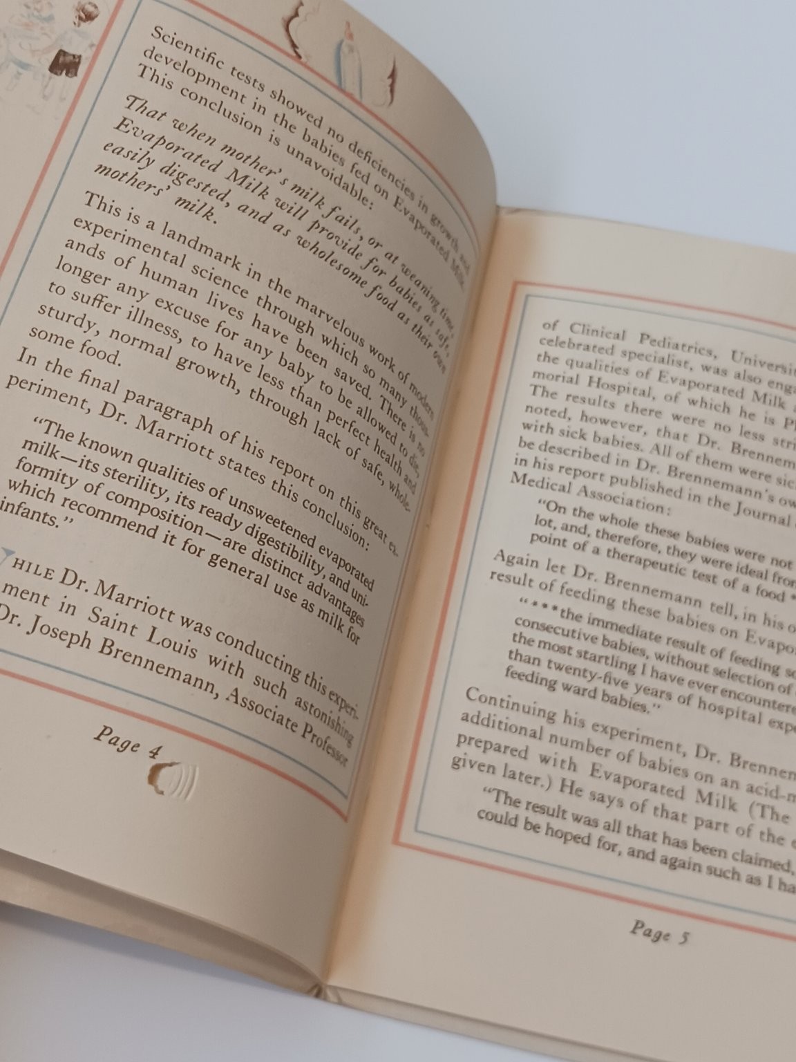 1929 Evaporated Milk A Safer World for Babies Guide Booklet Vintage Infant Care