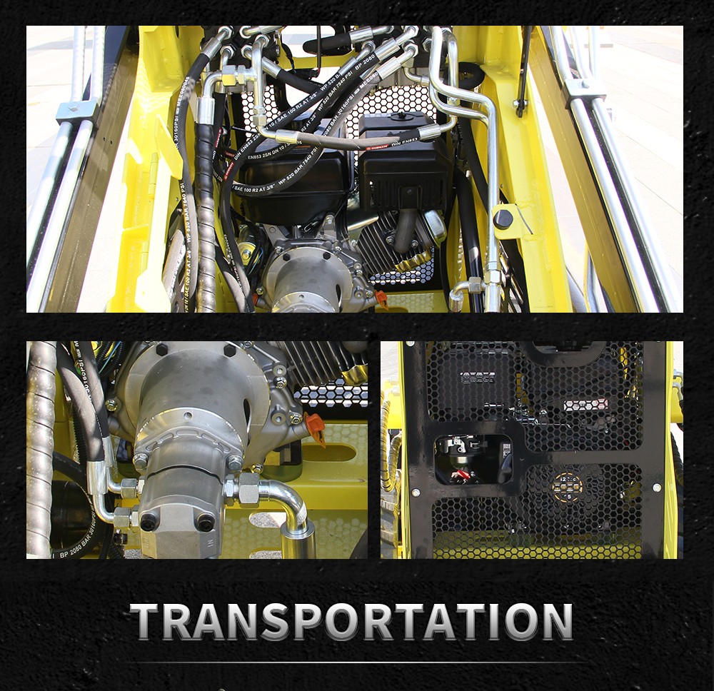 13.5HP Mini Skid Steer Track Loader with Hydraulic Drive