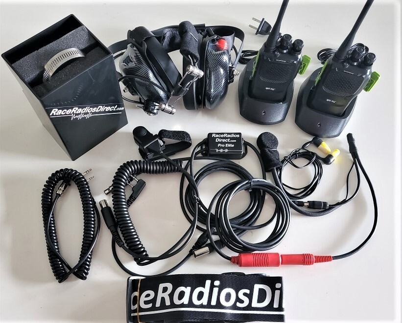 NASCAR Wired ShortTrack Budget GT Set Driver to Spotter Racing Radio system