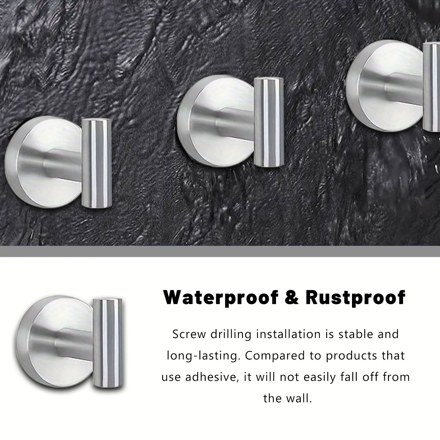 10 Piece Bathroom Hardware Accessories Set with 23.6" Towel Bar - Brushed Nickel