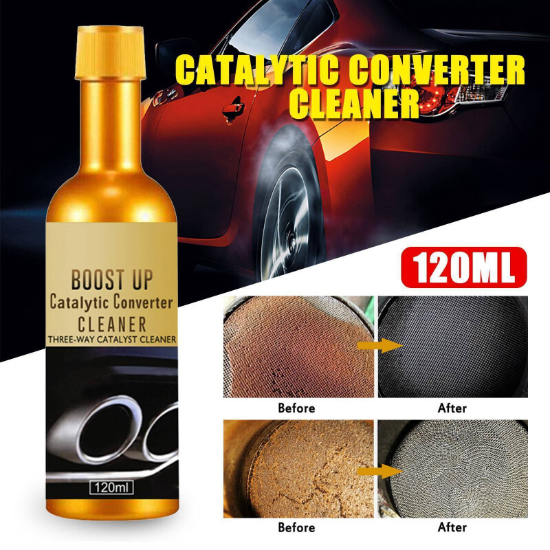 2PCS Boost Up Vehicle Engine Catalytic Converter Cleaner Cleaning Multipurpose