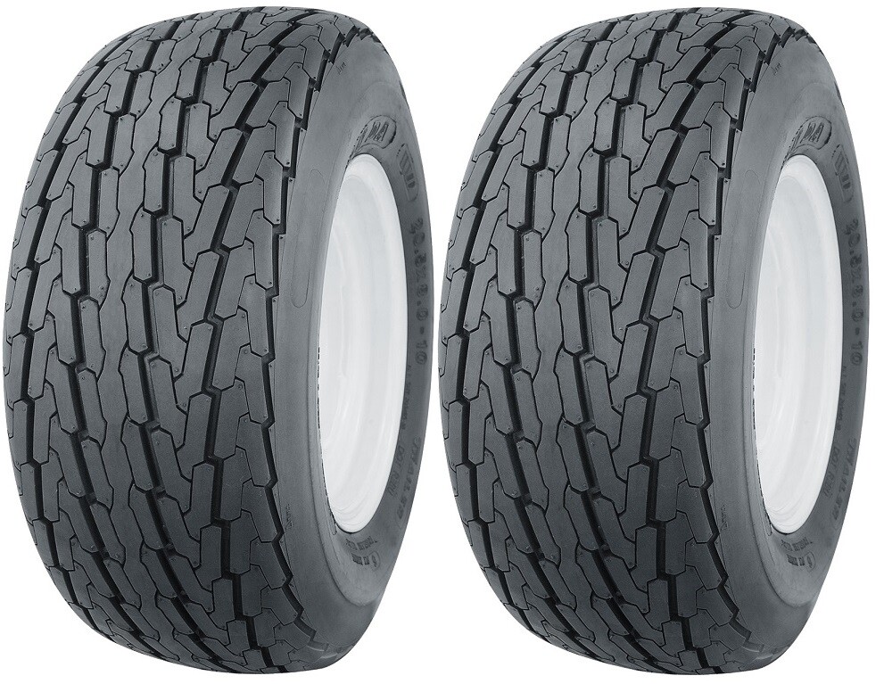 SET 2 WANDA Trailer Tire 20.5x8-10 20.5x8x10 10PR Load Range E