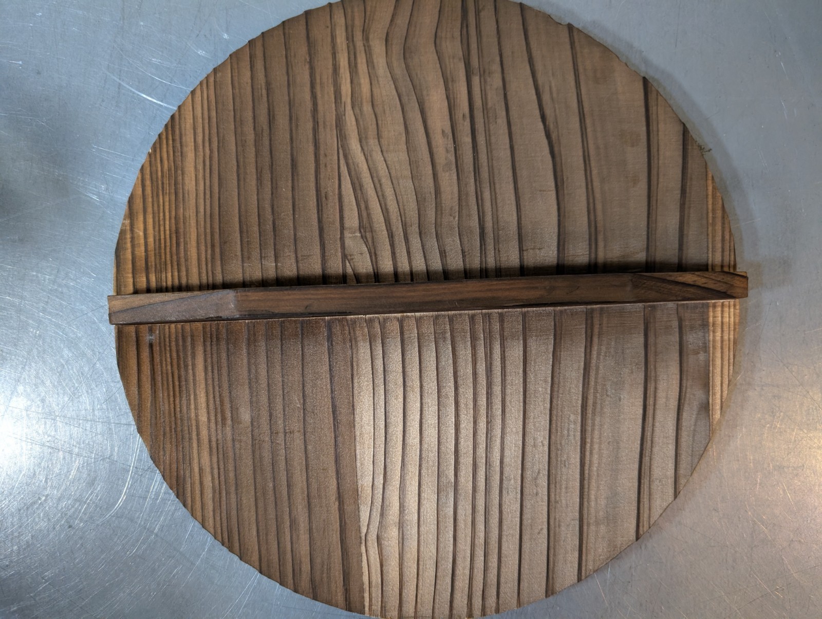 Premium MEI Kitchen 12.5" Enameled Cast Iron Wok w/Lid