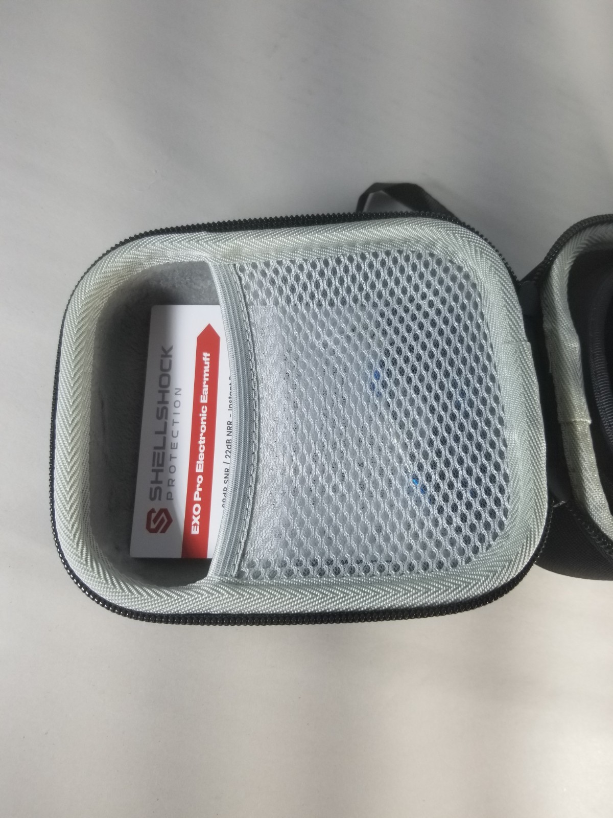 Shellshock Protection Exo Pro Electronic Earmuff w/ Shockproof Hard Case