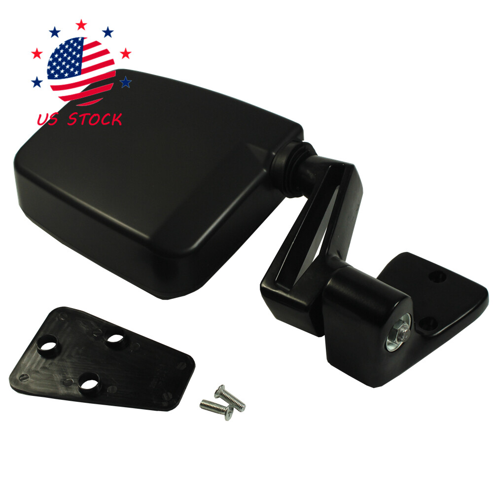 Pair View Door Mirrors Manual Side Set Right Left Black Fits Jeep Wrangler 87-02