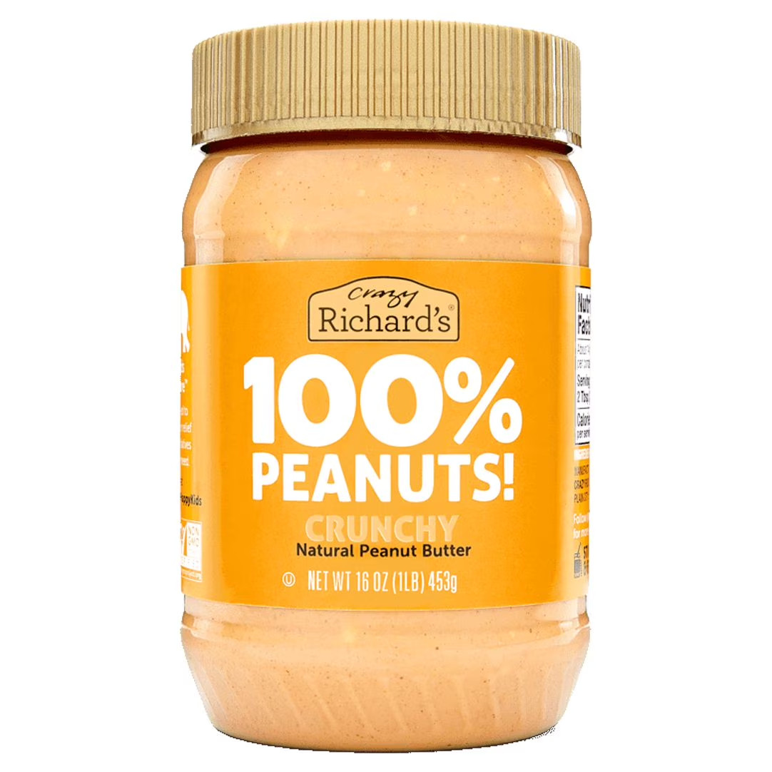(2 pack) (2 pack) Crazy Richard's Cruncy Peanut Butter 16oz....